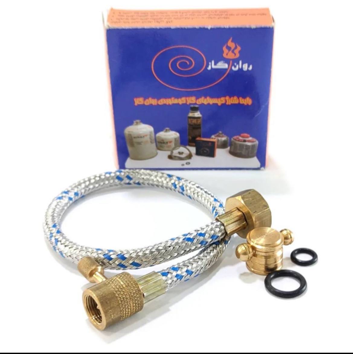 رابط شارژ کپسول گاز کوهنوردی پرکن کپسول کوهنوردی با درپوش