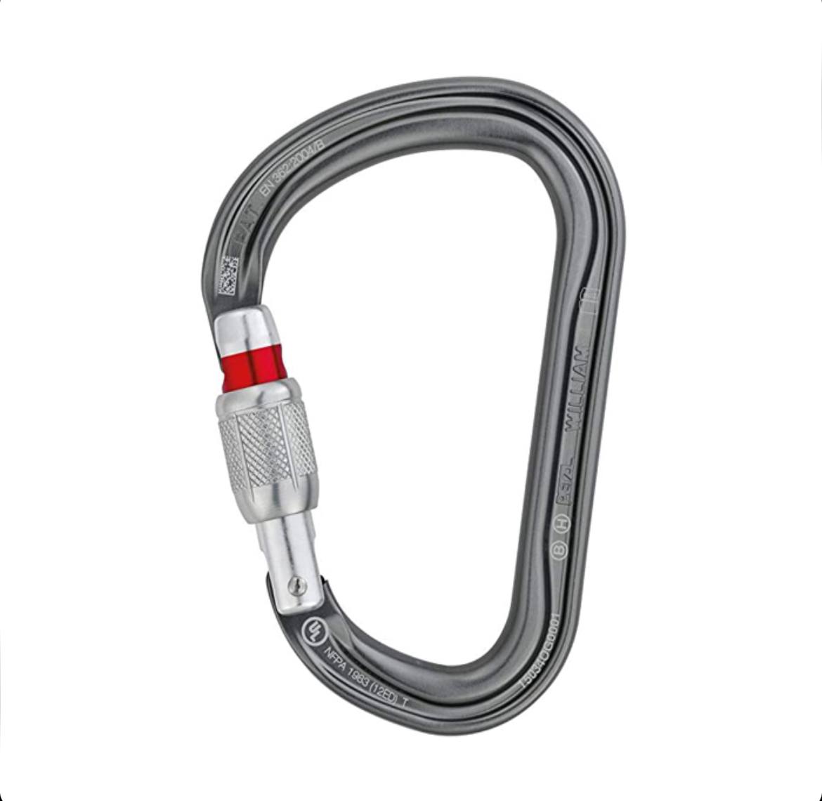 کارابین پیچ ویلیام پتزل Petzl WILLIAM Screw Lock Carabiner