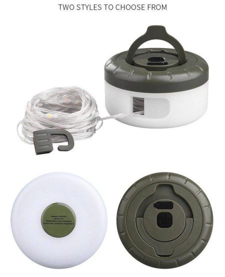 چراغ چادر ریسه ای شارژی