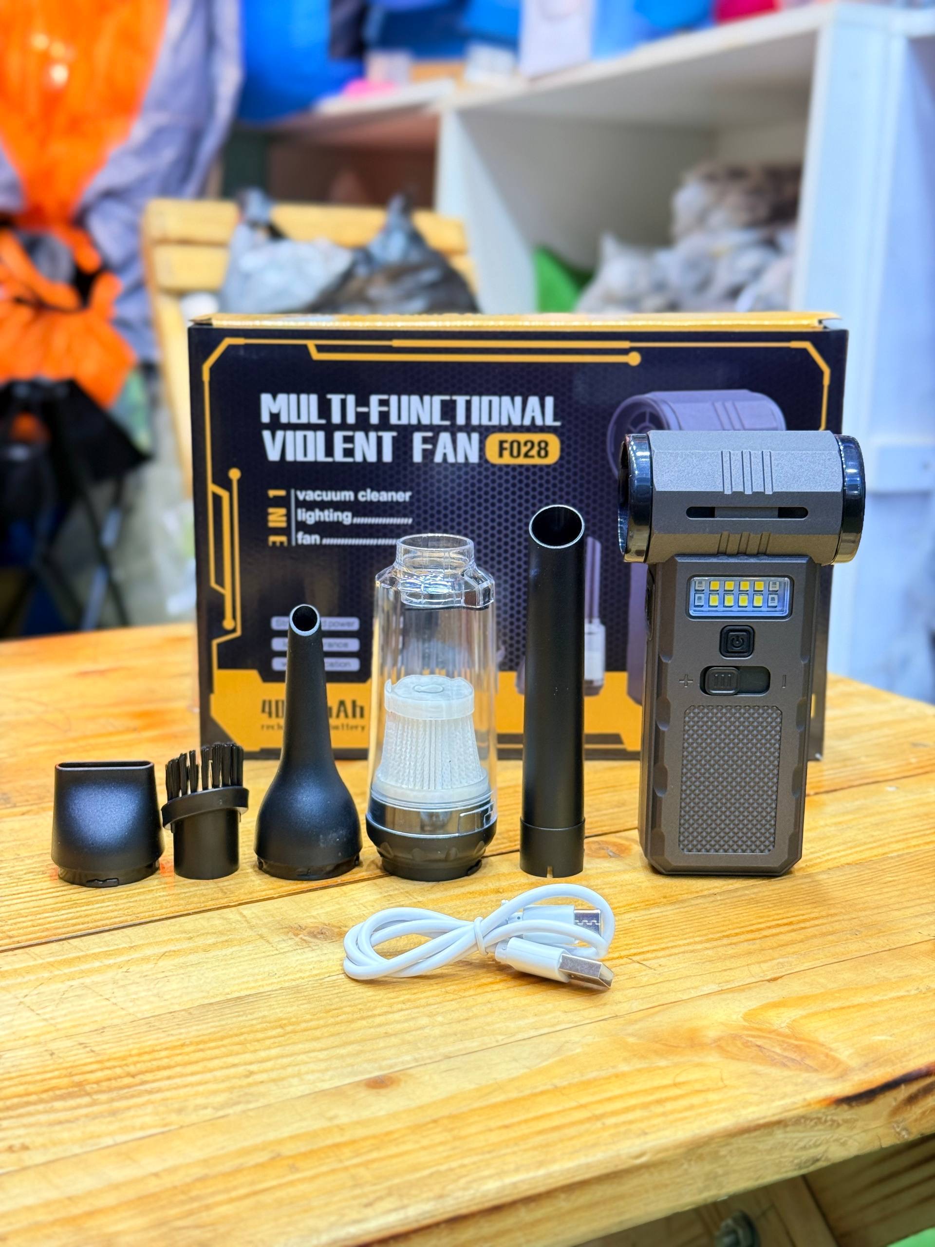جت فن F028 شارژی دمنده مکنده (اصلی) ویولنت مدل F028 باتری 4000mAh